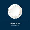 Corelle Dinnerware- Lightweight Wildflower Scatter 10.25 Dinner Plate