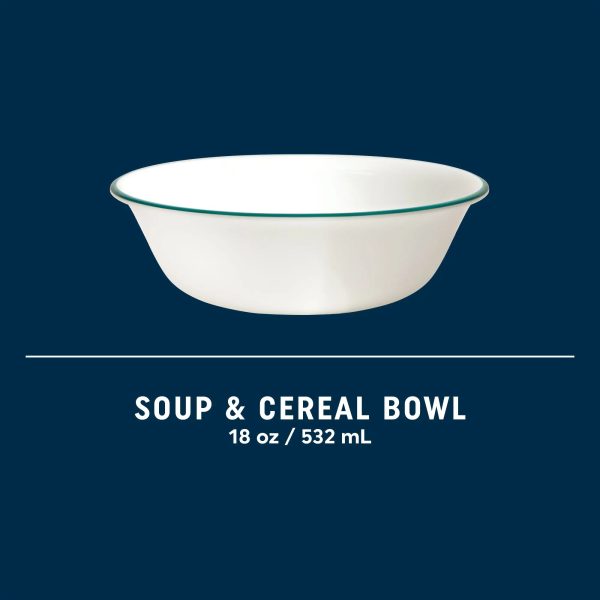 Corelle Dinnerware- Lightweight Wildflower Scatter 18-ounce Cereal Bowl