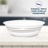 Corelle Dinnerware- Lightweight Brushed Silver 18-ounce Cereal Bowl Corelle Dinnerware- Lightweight Brushed Silver 18-ounce Cereal Bowl