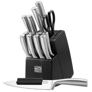 Corelle Dinnerware- Lightweight Malden? 16-piece Stainless Steel Block Set Corelle Dinnerware- Lightweight Malden? 16-piece Stainless Steel Block Set