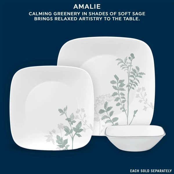 Corelle Dinnerware- Lightweight Square Amalie 22-ounce Cereal Bowl