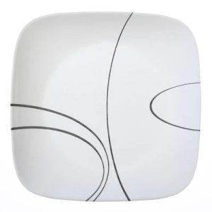 Corelle Dinnerware- Lightweight Simple Lines 10.5 Dinner Plate Corelle Dinnerware- Lightweight Simple Lines 10.5 Dinner Plate