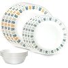 Corelle Dinnerware- Lightweight Anders 12-piece Dinnerware Set, Service for 4