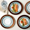 Corelle Dinnerware- Lightweight Penelope 18-piece Dinnerware Set, Service for 6