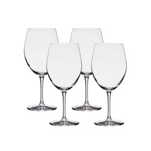 Corelle Dinnerware- Lightweight Bangkok Bliss Bordeaux Glasses (4-Pieces), 25-ounce, Dishwasher Safe, Lead-free Crystalline