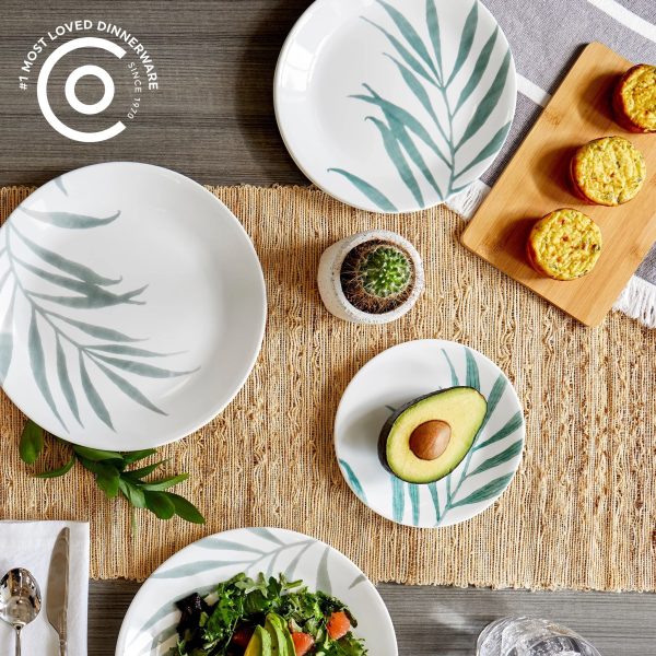 Corelle Dinnerware- Lightweight Solar Print 18-piece Dinnerware Set, Service for 6, EXCLUSIVE Corelle Dinnerware- Lightweight Solar Print 18-piece Dinnerware Set, Service for 6, EXCLUSIVE