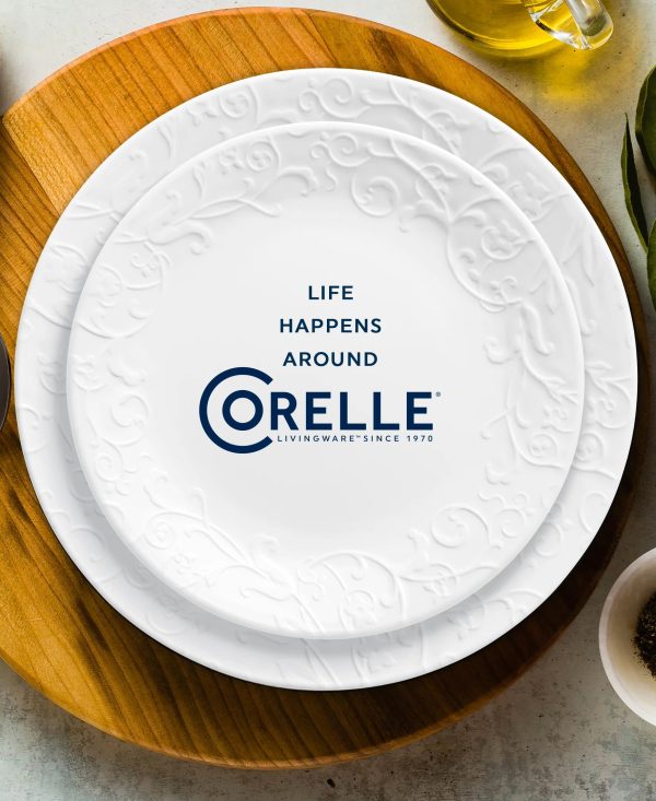 Corelle Dinnerware- Lightweight Bella Faenza 12-piece Dinnerware Set, Service for 4 Corelle Dinnerware- Lightweight Bella Faenza 12-piece Dinnerware Set, Service for 4