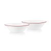 Corelle Dinnerware- Lightweight Radiant Red Banded 1-quart Serving Bowls, 2-pack