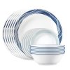 Corelle Dinnerware- Lightweight Acadia 18-piece Dinnerware Set, Service for 6