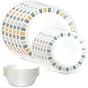 Corelle Dinnerware- Lightweight Anders 18-piece Dinnerware Set, Service for 6 Corelle Dinnerware- Lightweight Anders 18-piece Dinnerware Set, Service for 6
