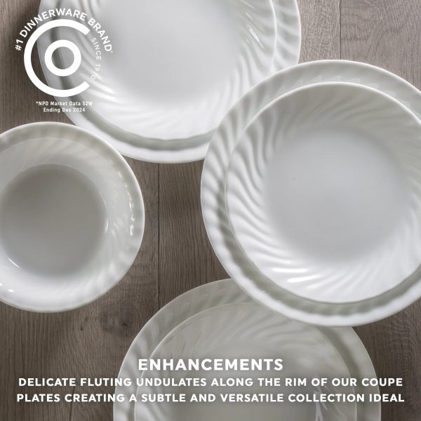 Corelle Dinnerware- Lightweight Enhancements 10.25 Glass Dinner Plate Corelle Dinnerware- Lightweight Enhancements 10.25 Glass Dinner Plate