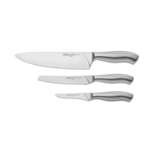 Corelle Dinnerware- Lightweight Insignia Steel? 3-piece Knife Set Corelle Dinnerware- Lightweight Insignia Steel? 3-piece Knife Set