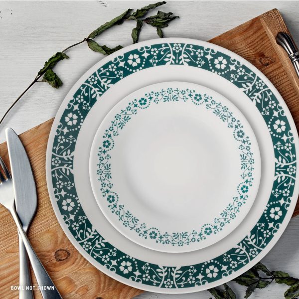 Corelle Dinnerware- Lightweight Penelope 18-piece Dinnerware Set, Service for 6