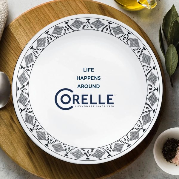 Corelle Dinnerware- Lightweight Cusco 16-piece Mugless Dinnerware Set, Service for 4