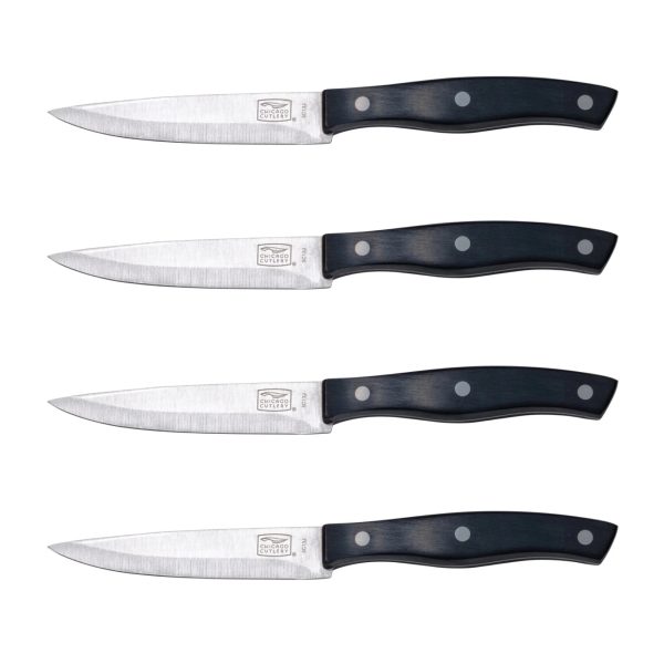 Corelle Dinnerware- Lightweight Ellsworth 4-piece Steak Knife Set Corelle Dinnerware- Lightweight Ellsworth 4-piece Steak Knife Set