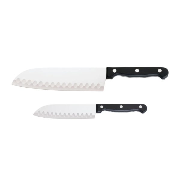 Corelle Dinnerware- Lightweight Essentials? 2-piece Santoku / Partoku Knife Set