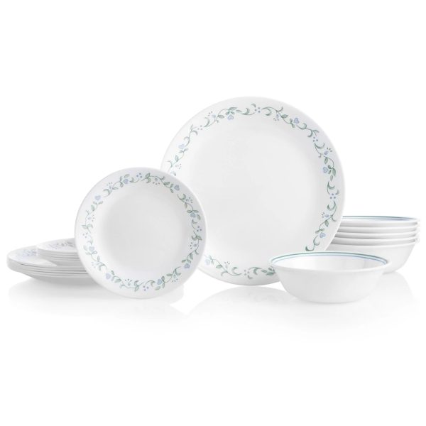 Corelle Dinnerware- Lightweight Country Cottage 18-piece Dinnerware Set, Service for 6