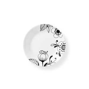 Corelle Dinnerware- Lightweight Inked Poppy 6.75 Appetizer Plate Corelle Dinnerware- Lightweight Inked Poppy 6.75 Appetizer Plate