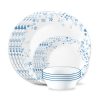 Corelle Dinnerware- Lightweight Garden Song 12-piece Dinnerware Set, Service for 4