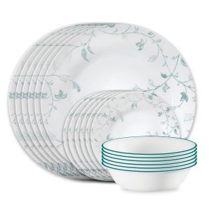 Corelle Dinnerware- Lightweight Chambord 18-piece Dinnerware Set, Service for 6