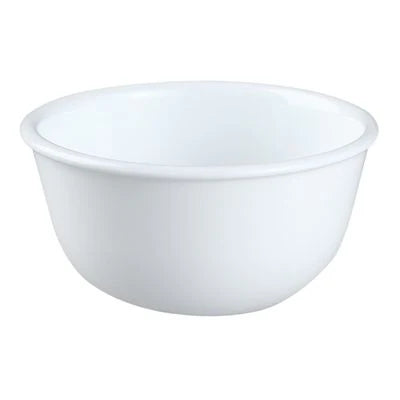 Corelle Dinnerware- Lightweight Winter Frost White 11-ounce Dip & Condiment Bowl