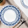 Corelle Dinnerware- Lightweight Cobalt Circles 16-piece Mugless Dinnerware Set, Service of 4 Corelle Dinnerware- Lightweight Cobalt Circles 16-piece Mugless Dinnerware Set, Service of 4