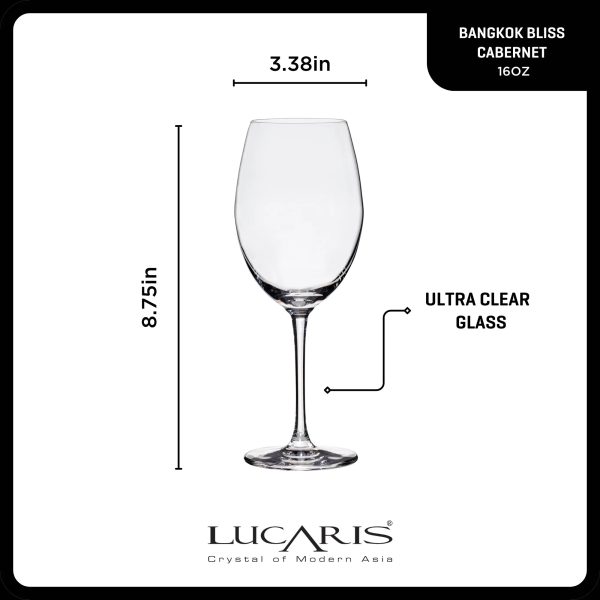 Corelle Dinnerware- Lightweight Bangkok Bliss Cabernet Glasses (4-Pieces), 16-ounce, Dishwasher Safe, Lead-free Crystalline Corelle Dinnerware- Lightweight Bangkok Bliss Cabernet Glasses (4-Pieces), 16-ounce, Dishwasher Safe, Lead-free Crystalline