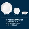 Corelle Dinnerware- Lightweight Caspian Lace 18-piece Dinnerware Set, Service for 6