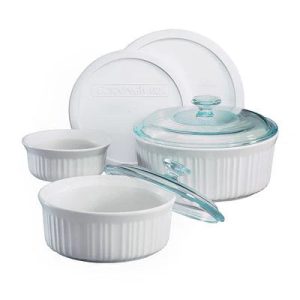 Corelle Dinnerware- Lightweight French White? 7-piece Casserole Set