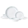 Corelle Dinnerware- Lightweight Country Cottage 12-piece Dinnerware Set, Service for 4