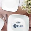 Corelle Dinnerware- Lightweight Boutique Vivid White 8-piece Dinnerware Set, Service for 4 Corelle Dinnerware- Lightweight Boutique Vivid White 8-piece Dinnerware Set, Service for 4
