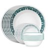 Corelle Dinnerware- Lightweight Penelope 18-piece Dinnerware Set, Service for 6