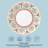 Corelle Dinnerware- Lightweight Global Collection Terracotta Dreams 10.25?? Dinner Plates, 4-pack
