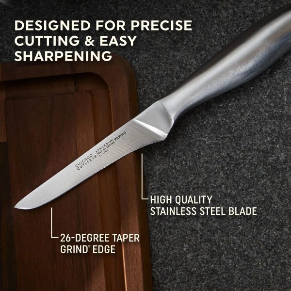 Corelle Dinnerware- Lightweight Insignia Steel? 3-piece Knife Set