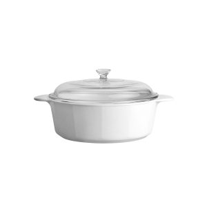 Corelle Dinnerware- Lightweight Just White 3.25L Casserole with Lid Corelle Dinnerware- Lightweight Just White 3.25L Casserole with Lid