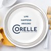 Corelle Dinnerware- Lightweight Brushed Silver 8.5 Salad Plate Corelle Dinnerware- Lightweight Brushed Silver 8.5 Salad Plate
