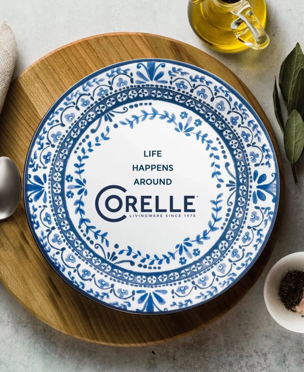 Corelle Dinnerware- Lightweight Portofino 8.5?? Salad Plate