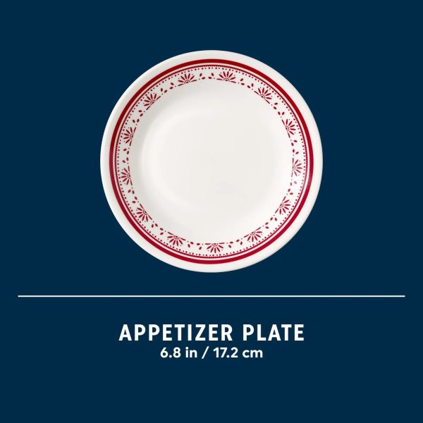 Corelle Dinnerware- Lightweight Sadie 6.75 Appetizer Plate