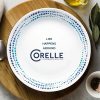 Corelle Dinnerware- Lightweight Ocean Blues 16-piece Mugless Dinnerware Set, Service of 4