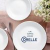 Corelle Dinnerware- Lightweight Winter Frost White 16-piece Mugless Dinnerware Set, Service for 4 Corelle Dinnerware- Lightweight Winter Frost White 16-piece Mugless Dinnerware Set, Service for 4