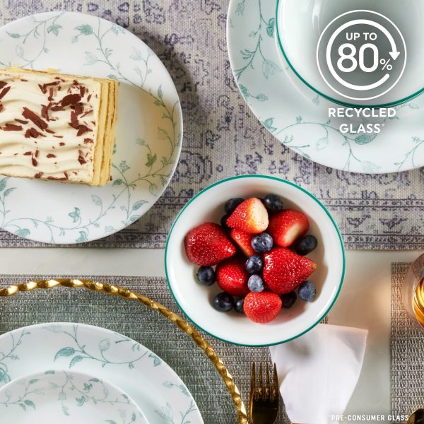 Corelle Dinnerware- Lightweight Chambord 18-piece Dinnerware Set, Service for 6 Corelle Dinnerware- Lightweight Chambord 18-piece Dinnerware Set, Service for 6