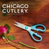 Corelle Dinnerware- Lightweight Chicago Cutlery 2-piece Kitchen Shears in Blueberry and Blue Frost
