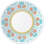 Corelle Dinnerware- Lightweight Global Collection Terracotta Dreams 8.5 Salad Plate