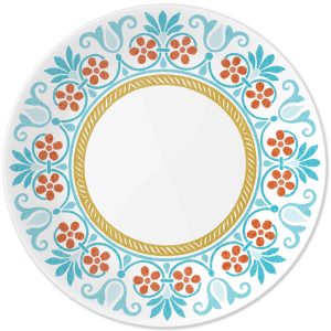 Corelle Dinnerware- Lightweight Global Collection Terracotta Dreams 8.5 Salad Plate Corelle Dinnerware- Lightweight Global Collection Terracotta Dreams 8.5 Salad Plate