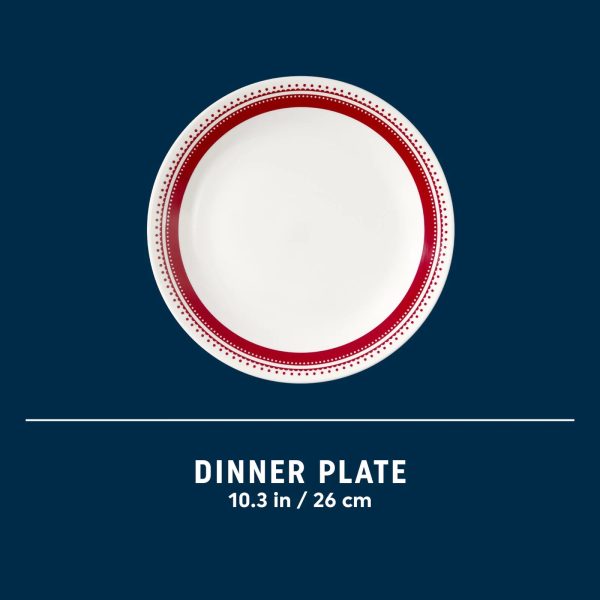 Corelle Dinnerware- Lightweight Sadie 10.25 Dinner Plate