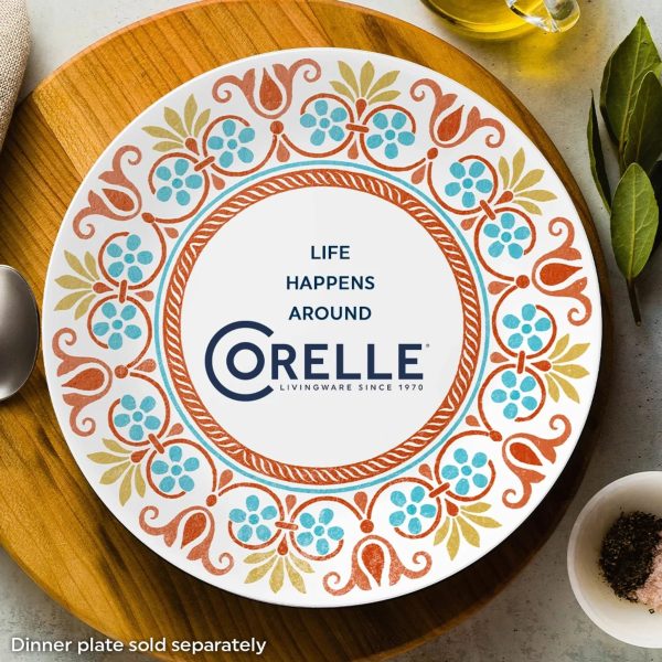 Corelle Dinnerware- Lightweight Global Collection Terracotta Dreams, 8.5?? Salad Plates, 6-pack Corelle Dinnerware- Lightweight Global Collection Terracotta Dreams, 8.5?? Salad Plates, 6-pack