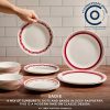 Corelle Dinnerware- Lightweight Sadie 18-piece Dinnerware Set, Service for 6
