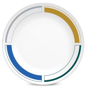 Corelle Dinnerware- Lightweight Color Block 8.5 Salad Plate Corelle Dinnerware- Lightweight Color Block 8.5 Salad Plate