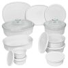 Corelle Dinnerware- Lightweight French White? 18-piece Round & Oval Set