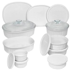 Corelle Dinnerware- Lightweight French White? 18-piece Round & Oval Set Corelle Dinnerware- Lightweight French White? 18-piece Round & Oval Set